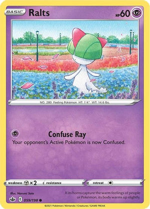 Pokemon TCG - SWSH06: Chilling Reign - Ralts - 059/198