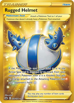 Pokemon TCG - SWSH06: Chilling Reign - Rugged Helmet - 228/198 - Holofoil