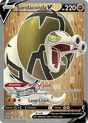 Pokemon TCG - SWSH06: Chilling Reign - Sandaconda V - 175/198 - Holofoil