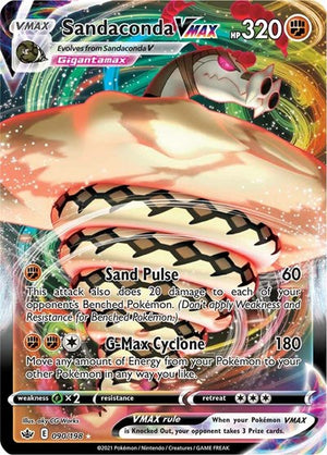 Pokemon TCG - SWSH06: Chilling Reign - Sandaconda VMAX - 090/198 - Holofoil