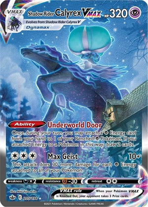 Pokemon TCG - SWSH06: Chilling Reign - Shadow Rider Calyrex VMAX - 205/198 - Holofoil