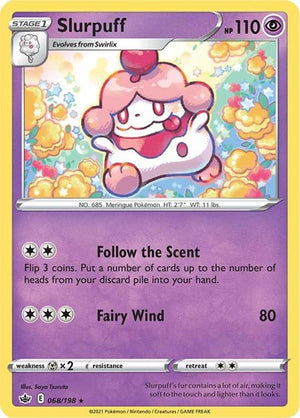 Pokemon TCG - SWSH06: Chilling Reign - Slurpuff - 068/198 - Reverse Holofoil