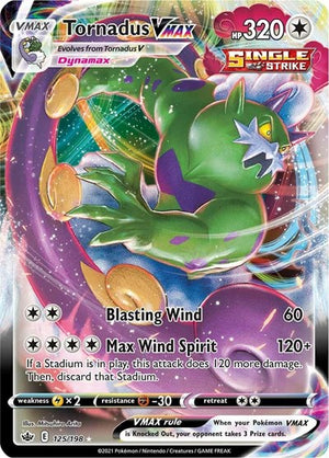 Pokemon TCG - SWSH06: Chilling Reign - Tornadus VMAX - 125/198 - Holofoil