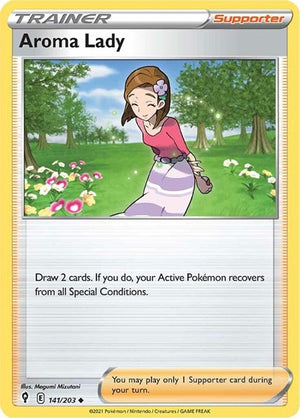 Pokemon TCG - SWSH07: Evolving Skies - Aroma Lady - 141/203