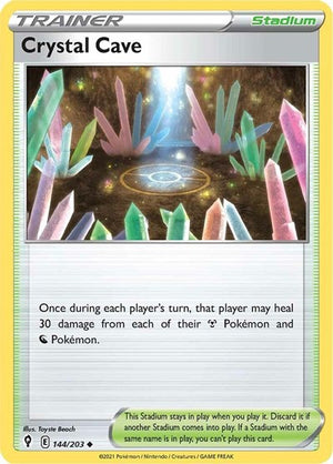 Pokemon TCG - SWSH07: Evolving Skies - Crystal Cave - 144/203