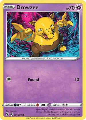 Pokemon TCG - SWSH07: Evolving Skies - Drowzee - 061/203
