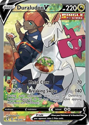 Pokemon TCG - SWSH07: Evolving Skies - Duraludon V - 198/203 - Holofoil