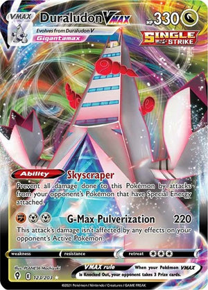 Pokemon TCG - SWSH07: Evolving Skies - Duraludon VMAX - 123/203 - Holofoil