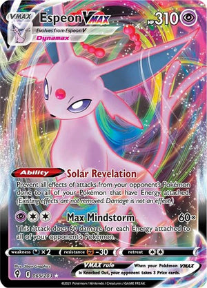 Pokemon TCG - SWSH07: Evolving Skies - Espeon VMAX - 065/203 - Holofoil