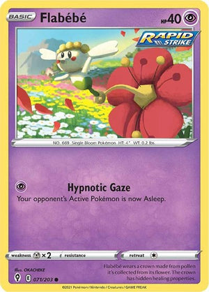 Pokemon TCG - SWSH07: Evolving Skies - Flabebe - 071/203