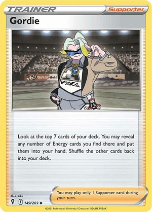 Pokemon TCG - SWSH07: Evolving Skies - Gordie - 149/203 - Reverse Holofoil