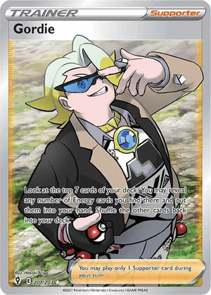 Pokemon TCG - SWSH07: Evolving Skies - Gordie - 201/203 - Holofoil
