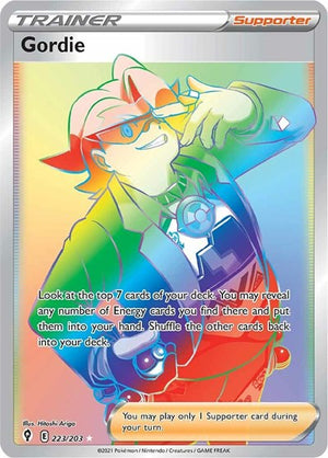 Pokemon TCG - SWSH07: Evolving Skies - Gordie - 223/203 - Holofoil