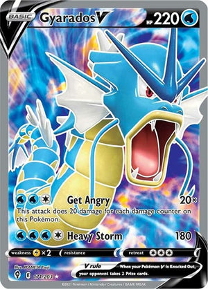 Pokemon TCG - SWSH07: Evolving Skies - Gyarados V - 171/203 - Holofoil