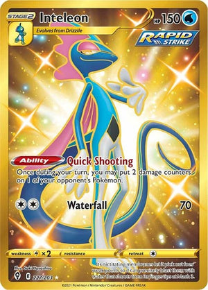 Pokemon TCG - SWSH07: Evolving Skies - Inteleon - 227/203 - Holofoil