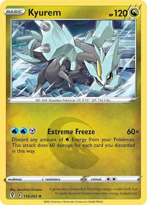 Pokemon TCG - SWSH07: Evolving Skies - Kyurem - 116/203 - Holofoil