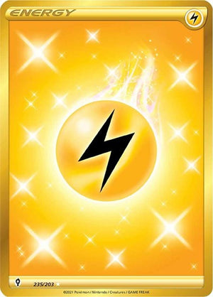 Pokemon TCG - SWSH07: Evolving Skies - Lightning Energy - 235/203 - Holofoil