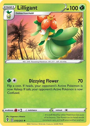 Pokemon TCG - SWSH07: Evolving Skies - Lilligant - 010/203
