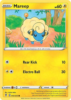 Pokemon TCG - SWSH07: Evolving Skies - Mareep - 054/203
