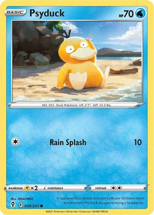 Pokemon TCG - SWSH07: Evolving Skies - Psyduck - 024/203