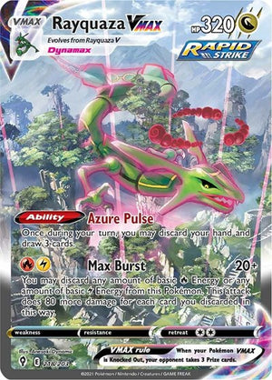 Pokemon TCG - SWSH07: Evolving Skies - Rayquaza VMAX - 218/203 - Holofoil