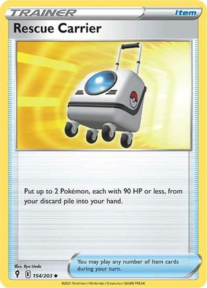 Pokemon TCG - SWSH07: Evolving Skies - Rescue Carrier - 154/203 - Reverse Holofoil