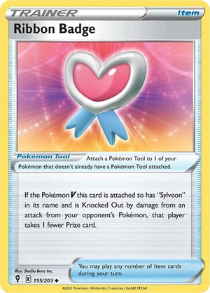 Pokemon TCG - SWSH07: Evolving Skies - Ribbon Badge - 155/203