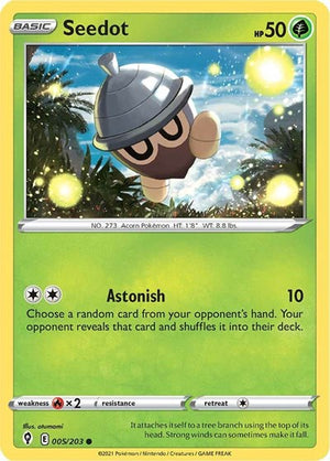 Pokemon TCG - SWSH07: Evolving Skies - Seedot - 005/203
