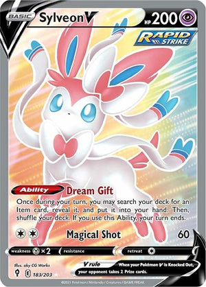 Pokemon TCG - SWSH07: Evolving Skies - Sylveon V - 183/203 - Holofoil