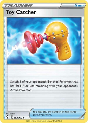 Pokemon TCG - SWSH07: Evolving Skies - Toy Catcher - 163/203 - Reverse Holofoil