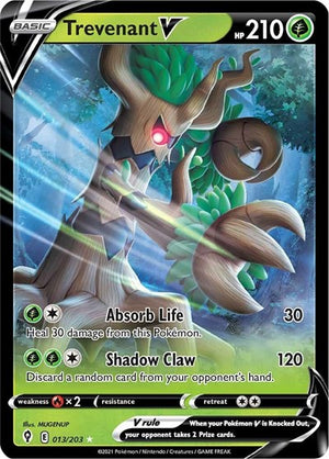 Pokemon TCG - SWSH07: Evolving Skies - Trevenant V - 013/203 - Holofoil