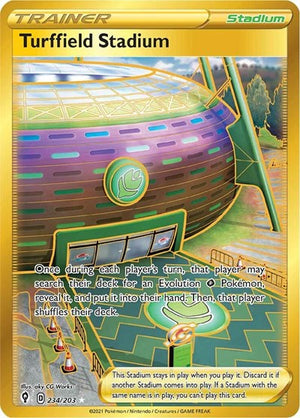 Pokemon TCG - SWSH07: Evolving Skies - Turffield Stadium - 234/203 - Holofoil