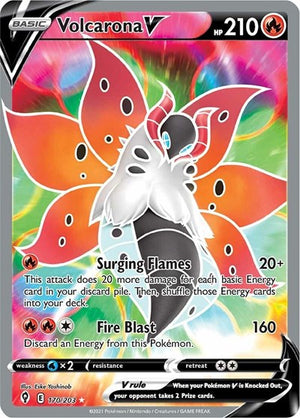 Pokemon TCG - SWSH07: Evolving Skies - Volcarona V - 170/203 - Holofoil
