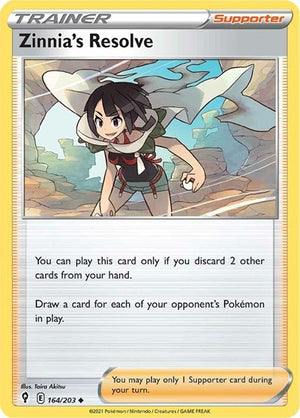 Pokemon TCG - SWSH07: Evolving Skies - Zinnia's Resolve - 164/203