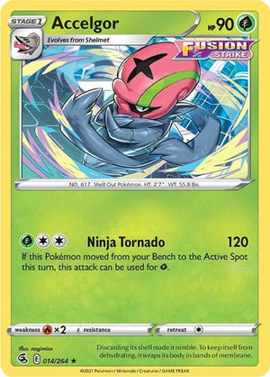 Pokemon TCG - SWSH08: Fusion Strike - Accelgor - 014/264