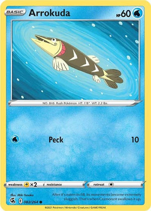 Pokemon TCG - SWSH08: Fusion Strike - Arrokuda - 082/264