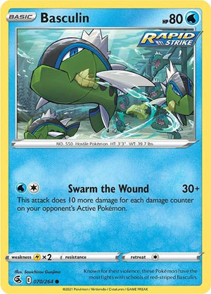 Pokemon TCG - SWSH08: Fusion Strike - Basculin - 070/264