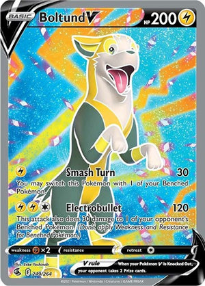 Pokemon TCG - SWSH08: Fusion Strike - Boltund V - 249/264 - Holofoil