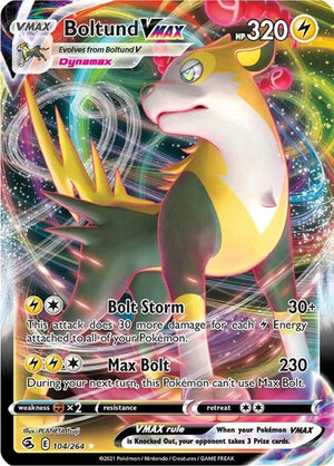 Pokemon TCG - SWSH08: Fusion Strike - Boltund VMAX - 104/264 - Holofoil