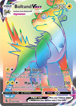 Pokemon TCG - SWSH08: Fusion Strike - Boltund VMAX - 267/264 - Holofoil