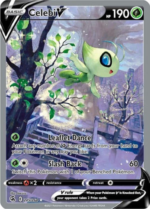 Pokemon TCG - SWSH08: Fusion Strike - Celebi V - 245/264 - Holofoil