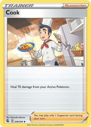 Pokemon TCG - SWSH08: Fusion Strike - Cook - 228/264