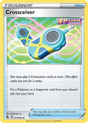 Pokemon TCG - SWSH08: Fusion Strike - Crossceiver - 231/264 - Reverse Holofoil