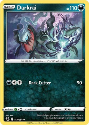 Pokemon TCG - SWSH08: Fusion Strike - Darkrai - 167/264
