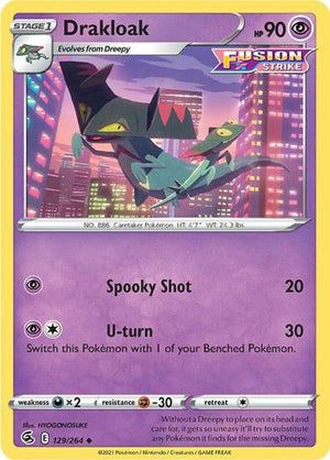 Pokemon TCG - SWSH08: Fusion Strike - Drakloak - 129/264