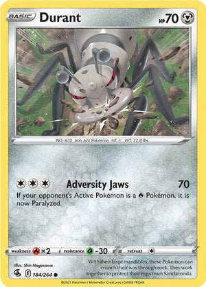Pokemon TCG - SWSH08: Fusion Strike - Durant - 184/264