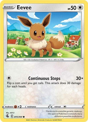 Pokemon TCG - SWSH08: Fusion Strike - Eevee - 205/264