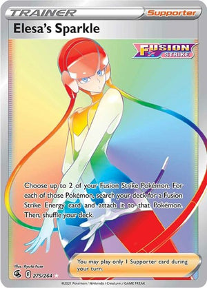 Pokemon TCG - SWSH08: Fusion Strike - Elesa's Sparkle - 275/264 - Holofoil