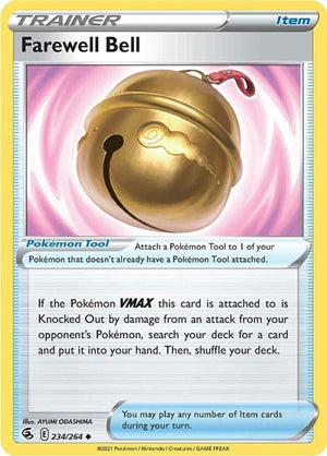 Pokemon TCG - SWSH08: Fusion Strike - Farewell Bell - 234/264 - Reverse Holofoil