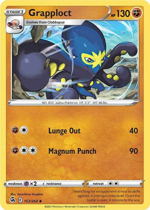 Pokemon TCG - SWSH08: Fusion Strike - Grapploct - 153/264